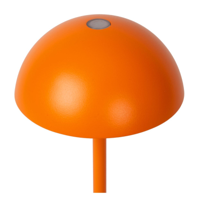 JOY - Zewnętrzna lampa stołowa ładowana przez USB - Ø 11,5 cm - LED Dim. - 1x1,5W 3000K - IP54 - Orange 15500/02/53 Lucide